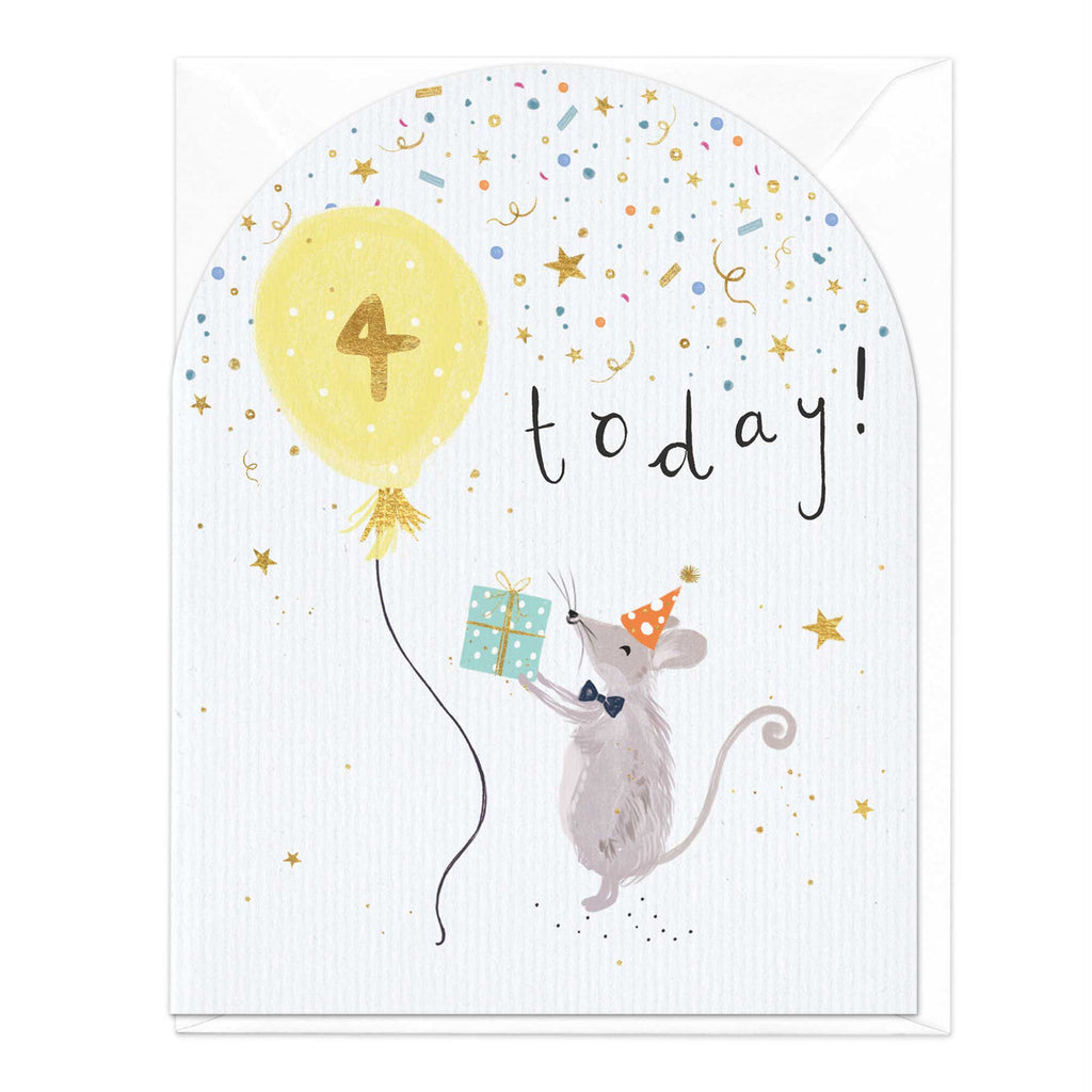 Whistlefish 4 Today Mouse Birthday Card