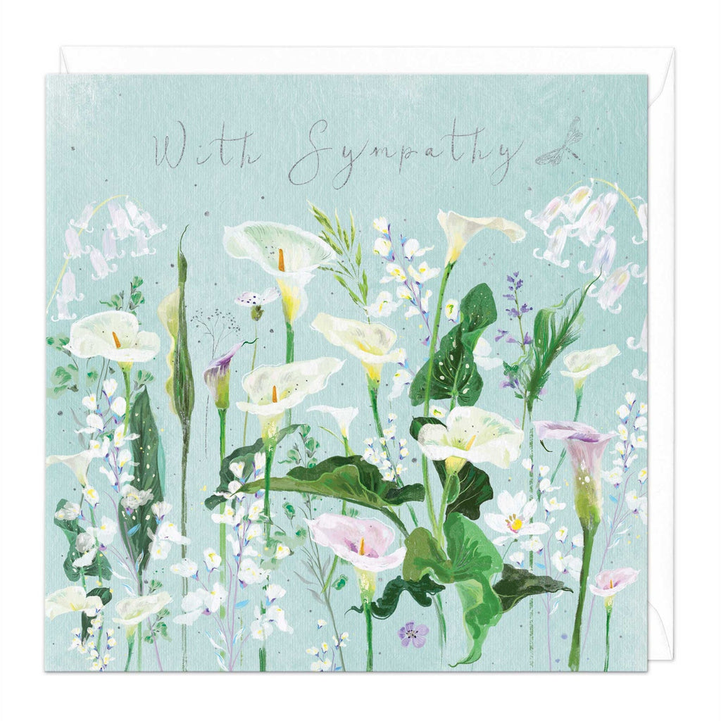 Whistlefish Calla Lily Sympathy Card