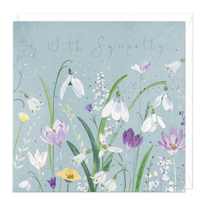 Whistlefish White Bells Sympathy Card