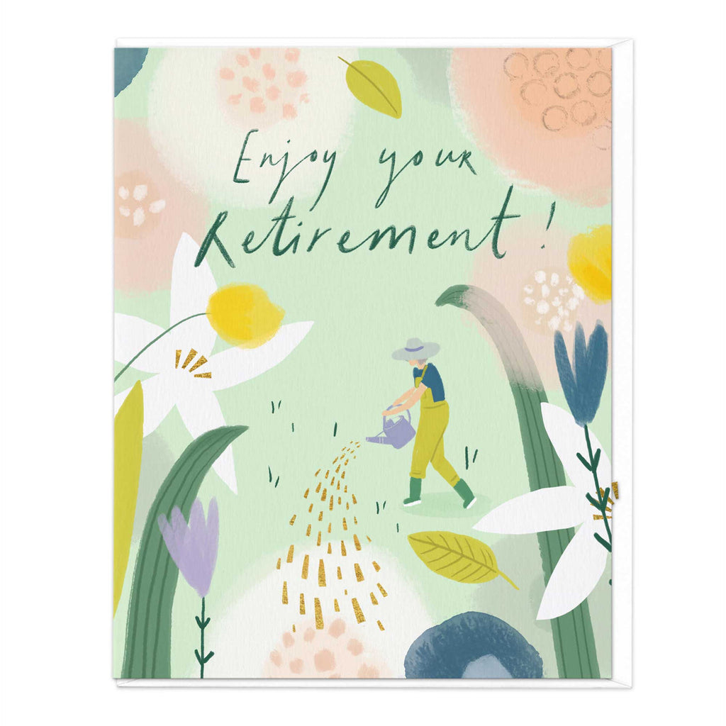 Whistlefish Gardening Retirement Card