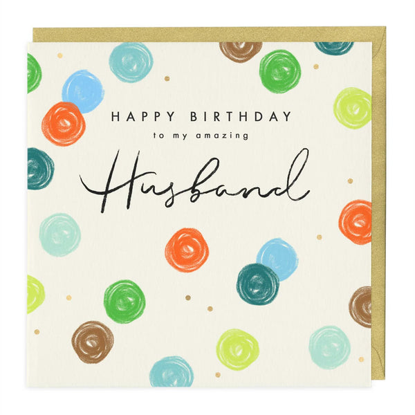 Whistlefish Amazing Husband Birthday Card