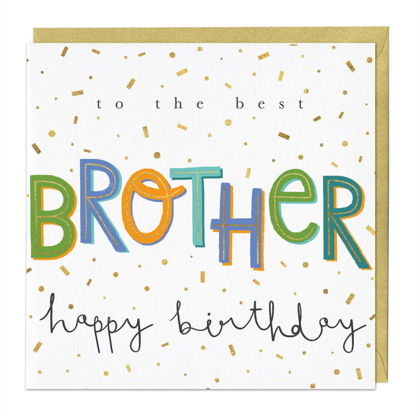 Whistlefish The Best Brother Birthday Card
