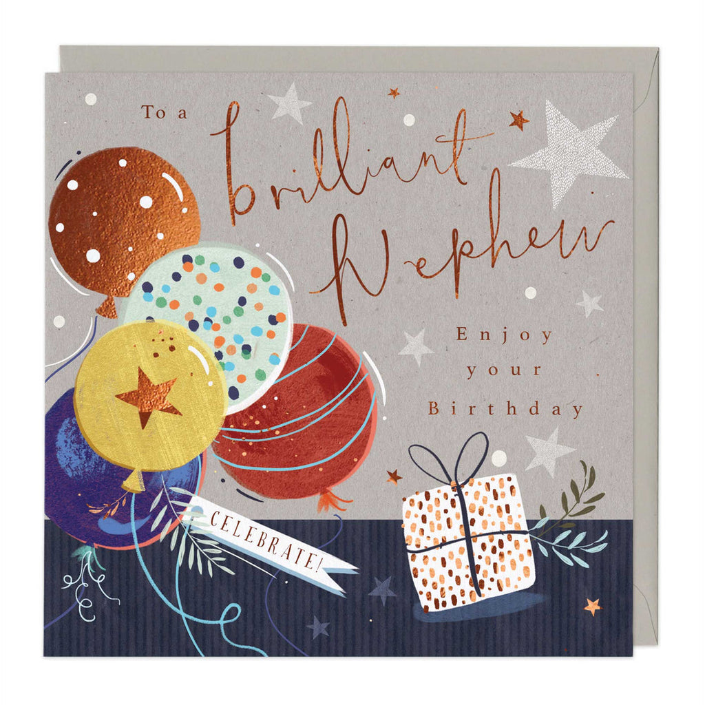 Whistlefish Brilliant Nephew Birthday Card