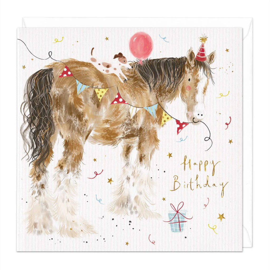 Whistlefish Festive Farmhouse Birthday Card