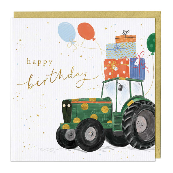 Whistlefish Birthday Tractor Card