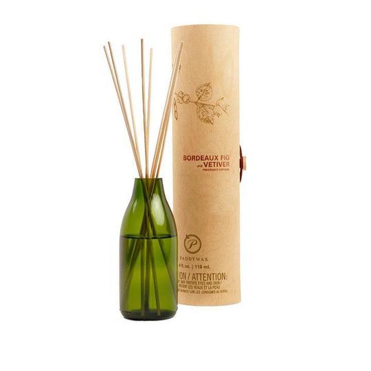 Paddywax Eco Green Recycled Glass Diffuser (118ml) - Bordeaux Fig & Vetiver