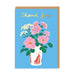Ohh Deer Thank you Floral Vase Greeting Card