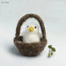 East of India  Felted Fluffy Chick-In Nest