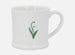 Gisela Graham Stoneware Mini Mug - Snowdrops
