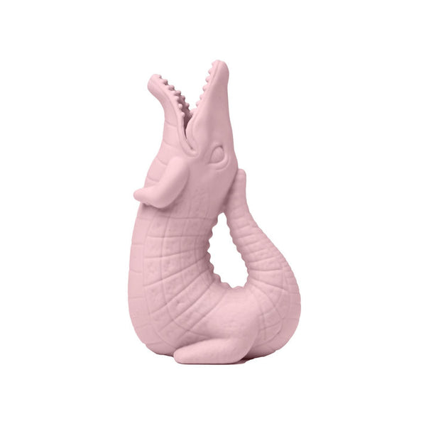 Scrunch Crocodile Jug - Old Rose