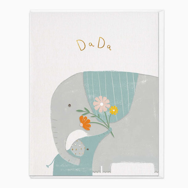 Whistlefish Thoughtful Elephant Dad Card
