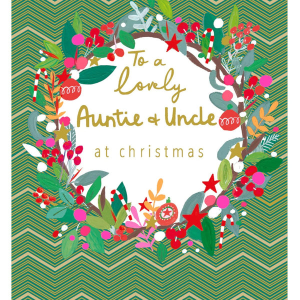 Paper Salad To A Lovely Auntie & Uncle At Christmas