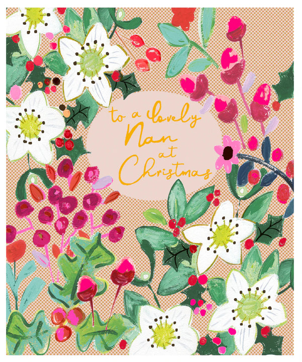 Paper Salad To A Lovely Nan At Christmas