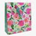 Whistlefish Aqua Camellia Large Gift Bag