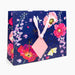 Whistlefish Midnight Flora Medium Gift Bag