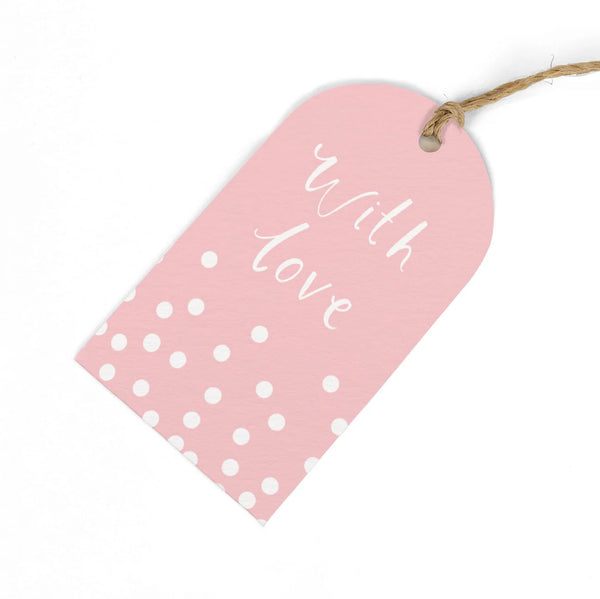 Whistlefish Pink Love Gift Tags Pack of 6