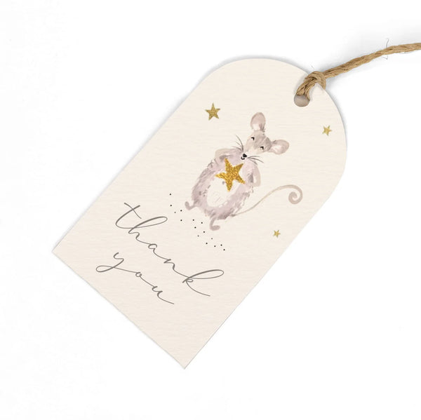 Whistlefish Thank You Mouse Gift Tags Pack of 6