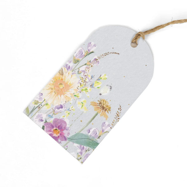 Whistlefish Blue Floral Gift Tags Pack of 6