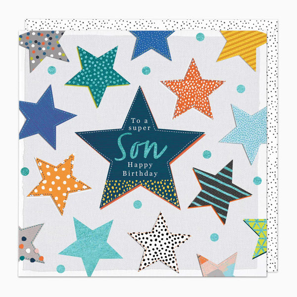Whistlefish Super Son Birthday Card