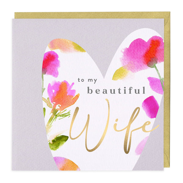 Whistlefish To My Beautiful Wife Card