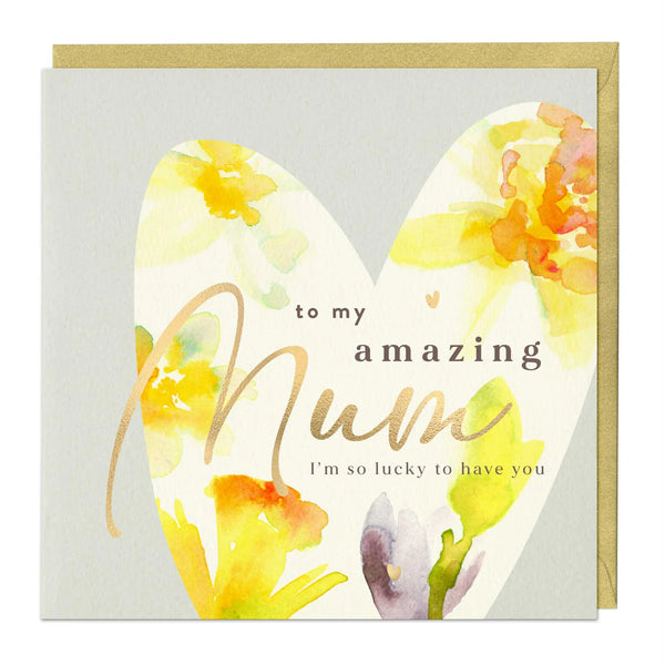 Whistlefish Floral Amazing Mum Card