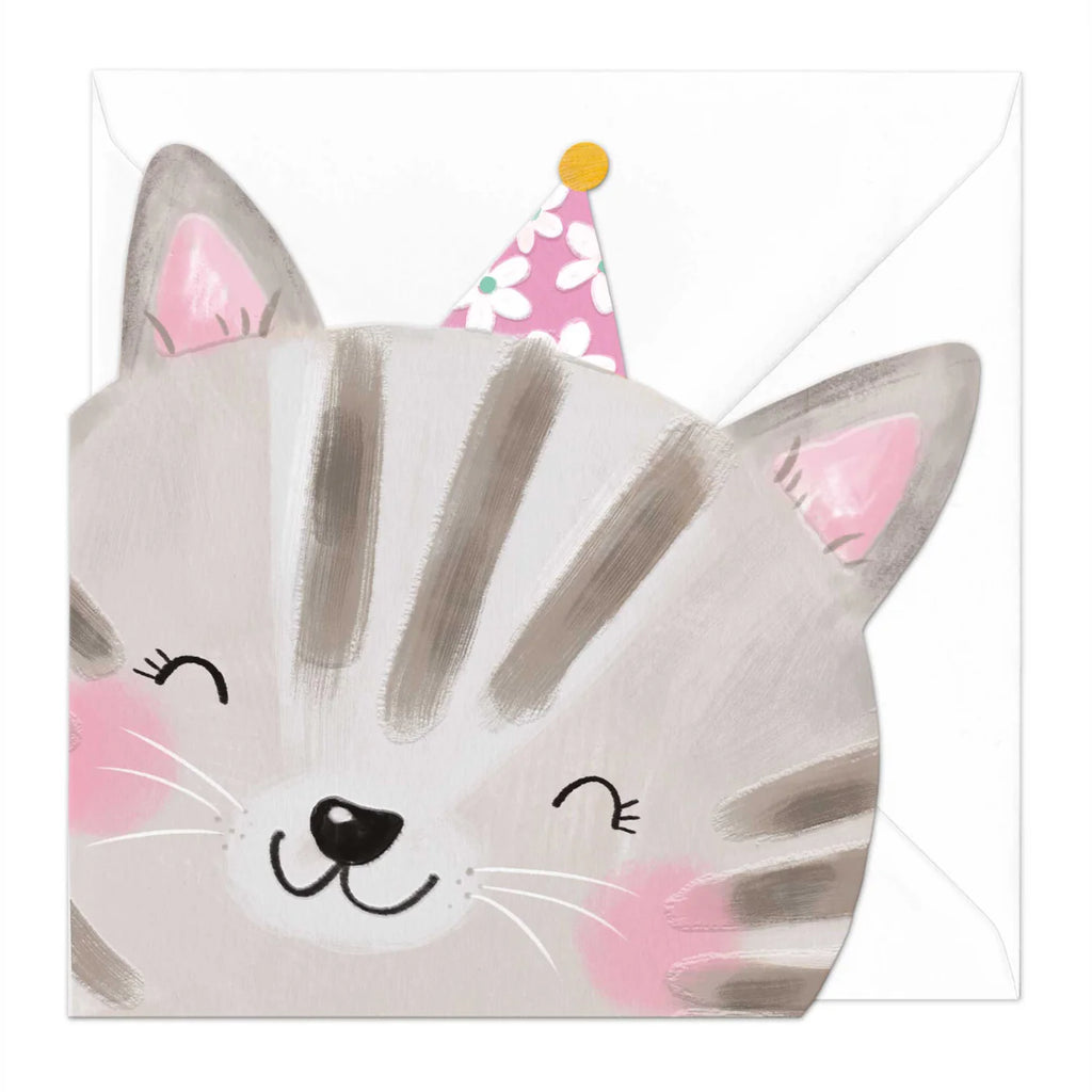 Whistlefish Carly The Cat Cut-Out Card