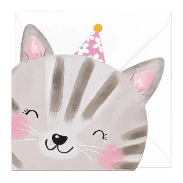 Whistlefish Carly The Cat Cut-Out Card