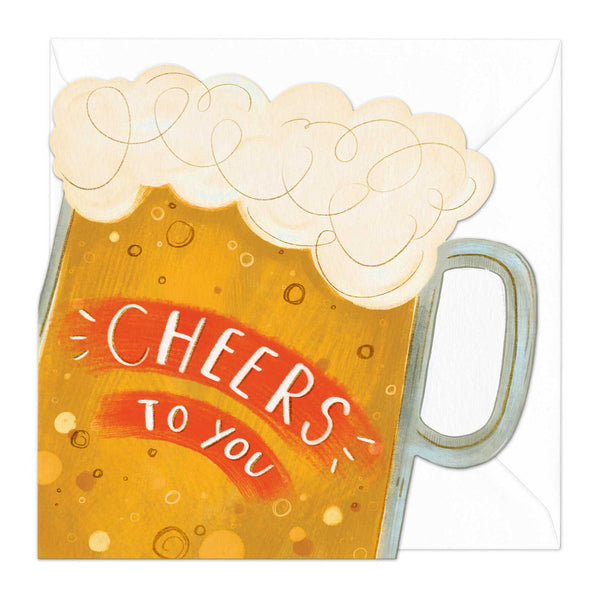 Whistlefish Cheers To You Beer Cut-Out Card