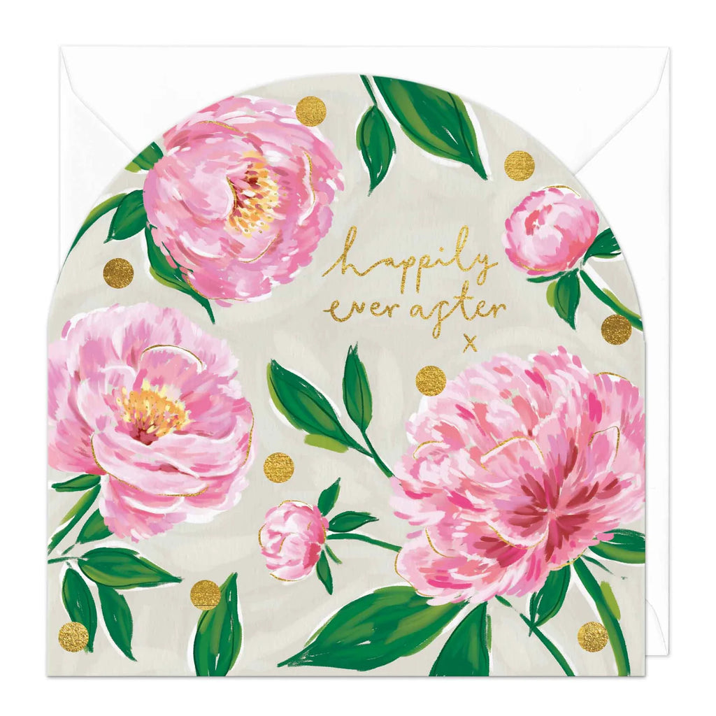 Whistlefish Happily Ever After Floral Arch Card