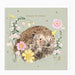 Whistlefish Wild Floral Hedgehog Birthday Card
