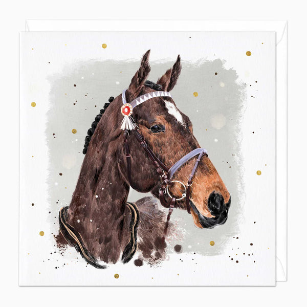Whistlefish Elegant Horse Art Card