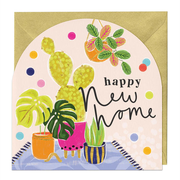 Whistlefish Neon New Home Arch Card