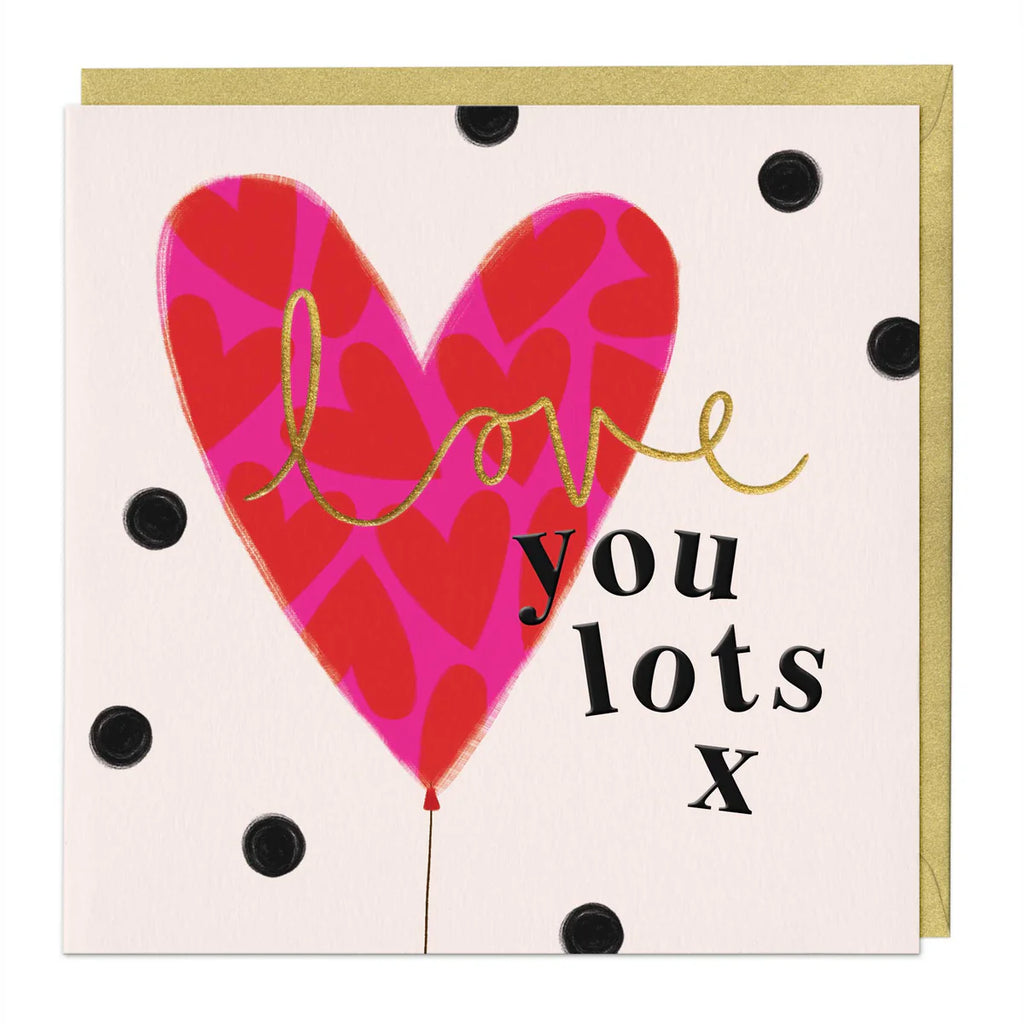 Whistlefish Neon Hearts Love You Lots Card