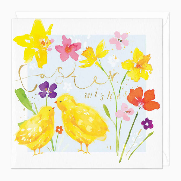 Whistlefish Easter Wishes Floral Card