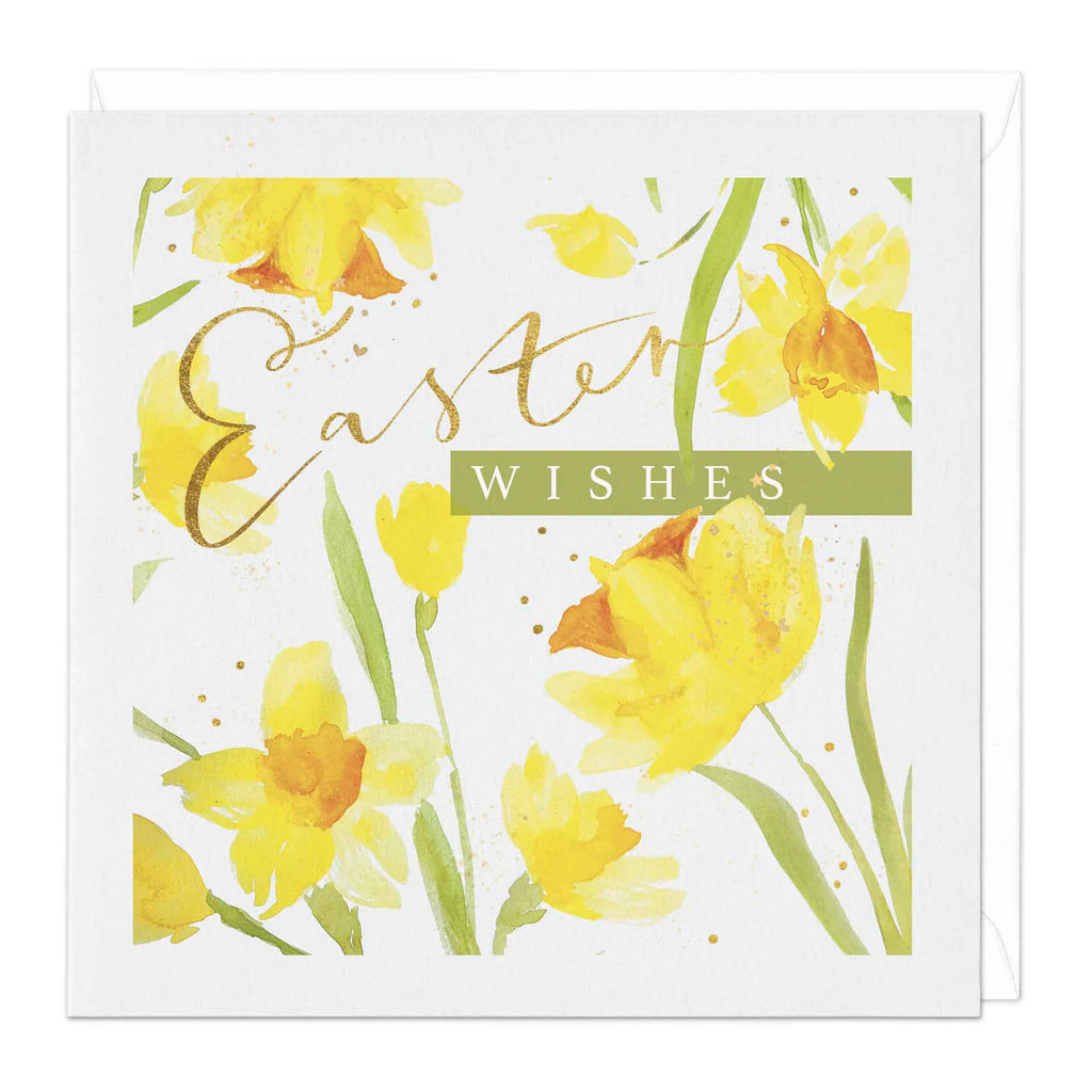 Whistlefish Wildflower Daffodils Easter Card