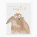 Whistlefish Floppy Ear Bunny Easter Card