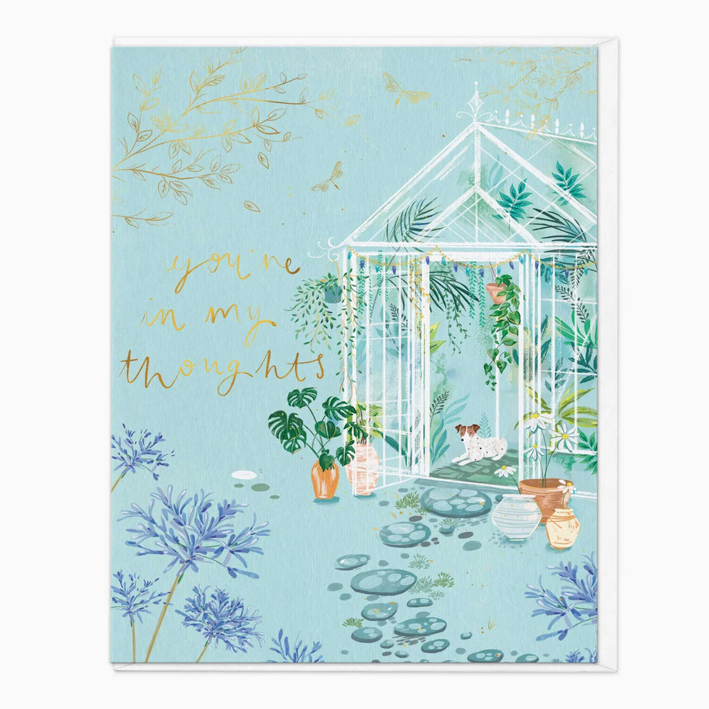 Whistlefish Greenhouse In My Thoughts Bliss Card