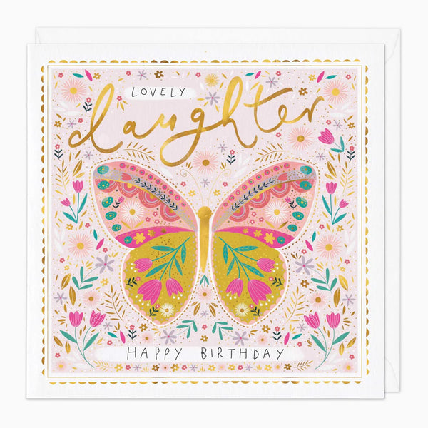 Whistlefish Lovely Daughter Happy Birthday Card