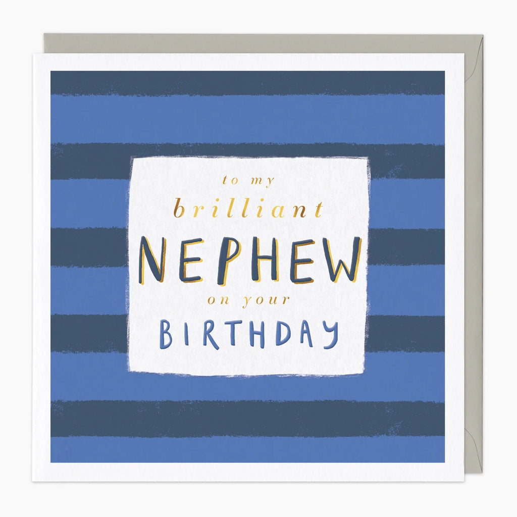 Whistlefish Brilliant Nephew Birthday Card