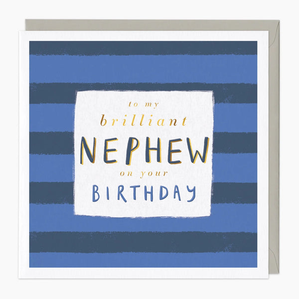 Whistlefish Brilliant Nephew Birthday Card