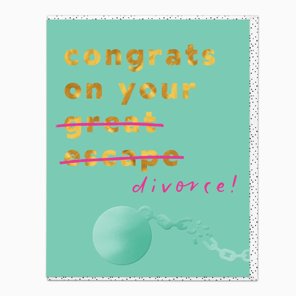 Whistlefish Congrats On Your Divorce Card