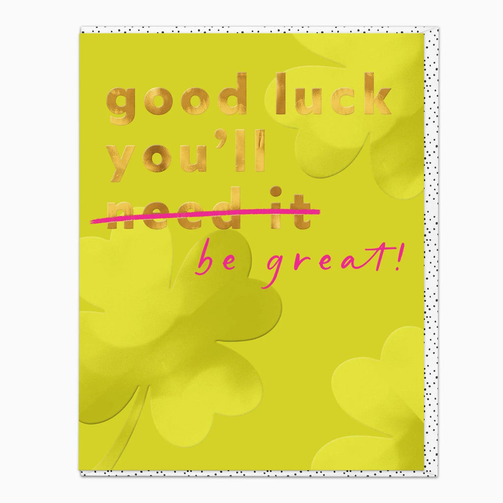 Whistlefish You'll Be Great Good Luck Card