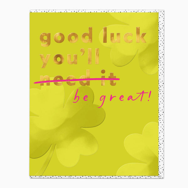 Whistlefish You'll Be Great Good Luck Card