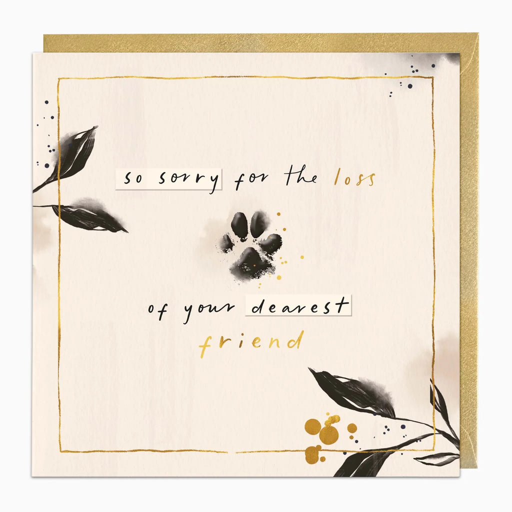 Whistlefish Dearest Friend Sympathy Card