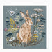 Whistlefish Hare in the Hedgerow Art Card