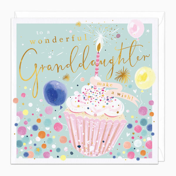 Whistlefish Wonderful Granddaughter Birthday Card