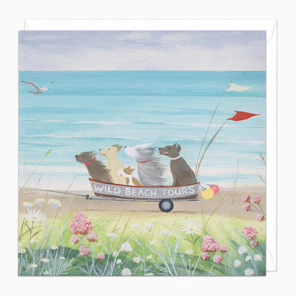 Whistlefish Hannah Cole Wild Beach Tours Art Card