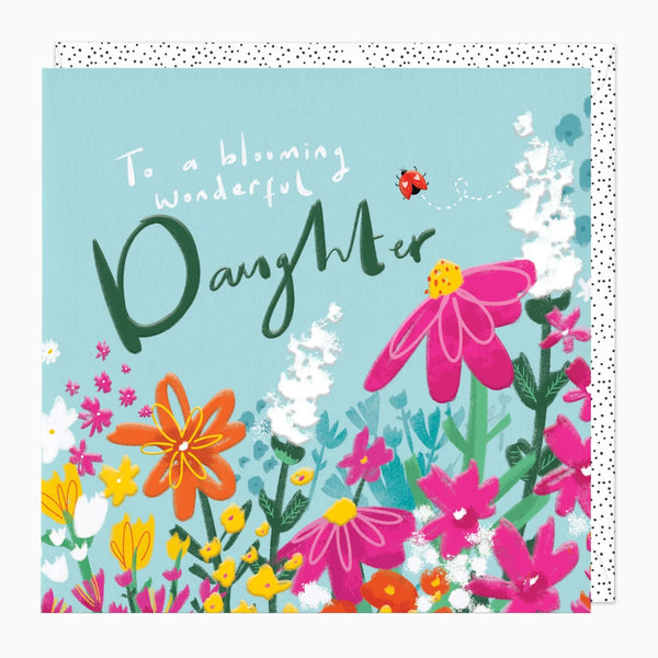 Whistlefish Blooming Wonderful Daughter Card