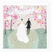 Whistlefish Blossom Trees Just Married Card