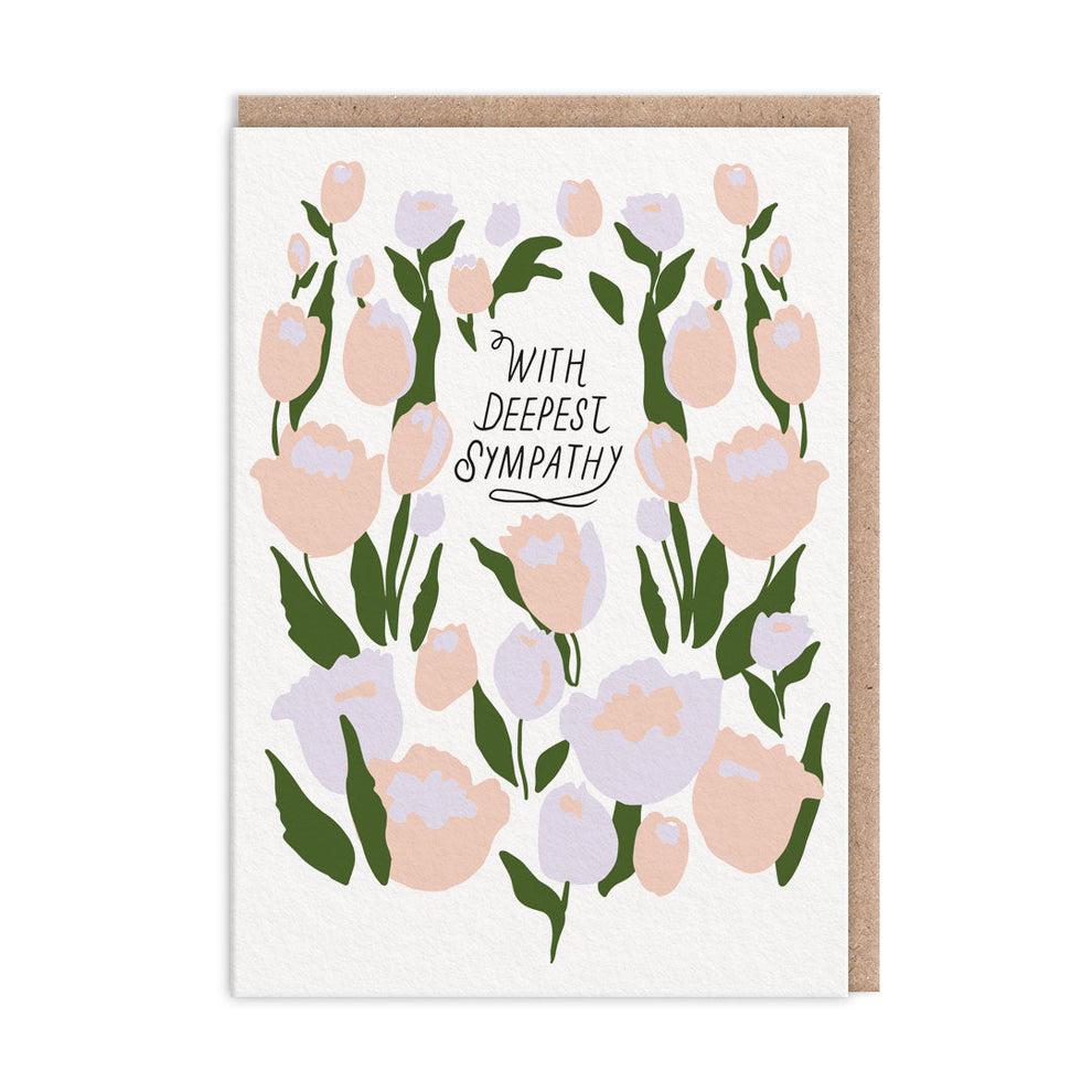Ohh Deer Floral With Deepest Sympathy Card